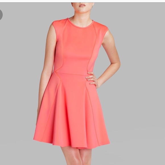 ted baker coral dress